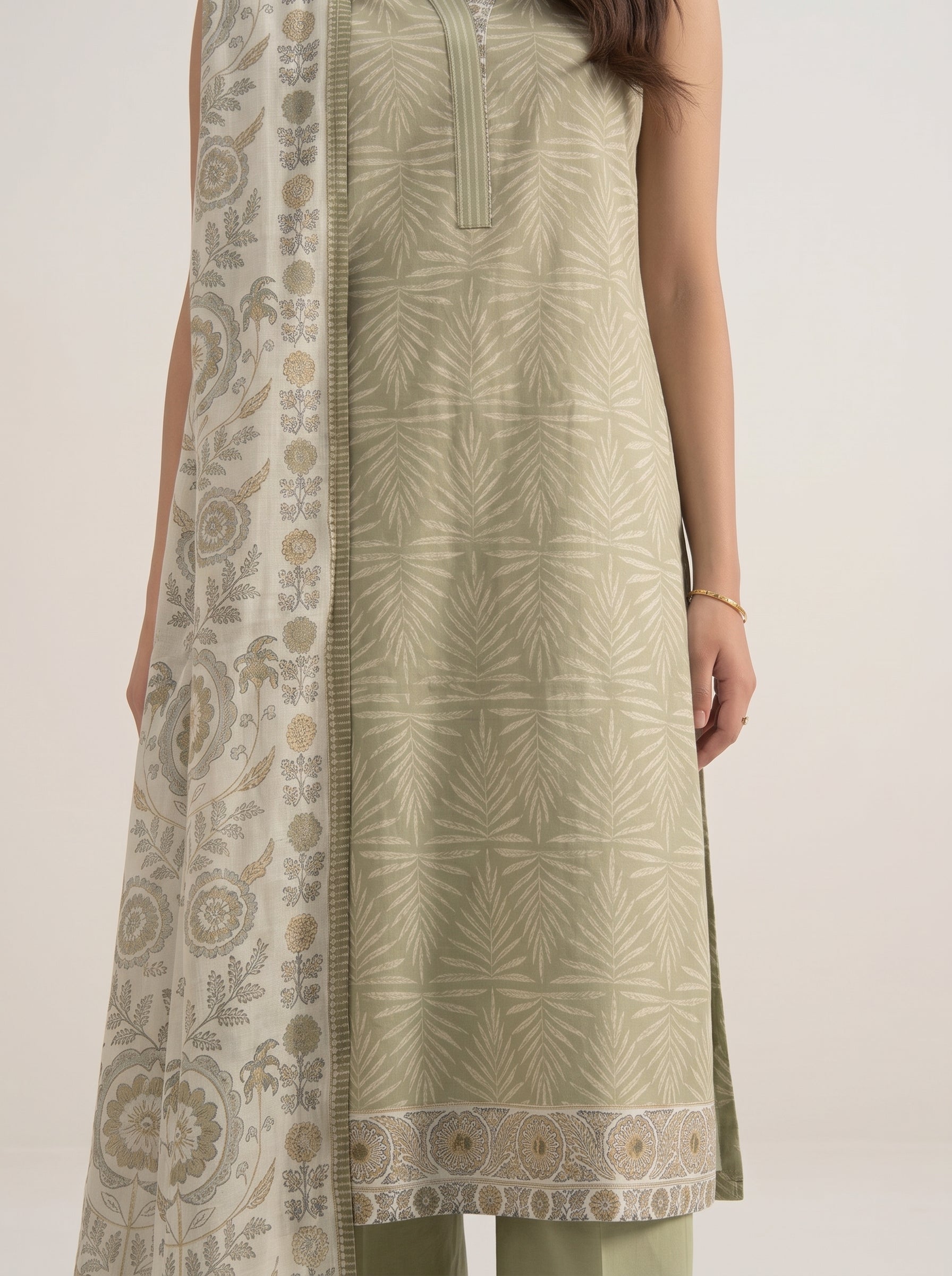 3 Piece - Printed Lawn Suit