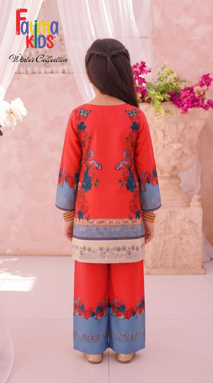 Fatima Kids — Digital Printed Linen 2-Piece