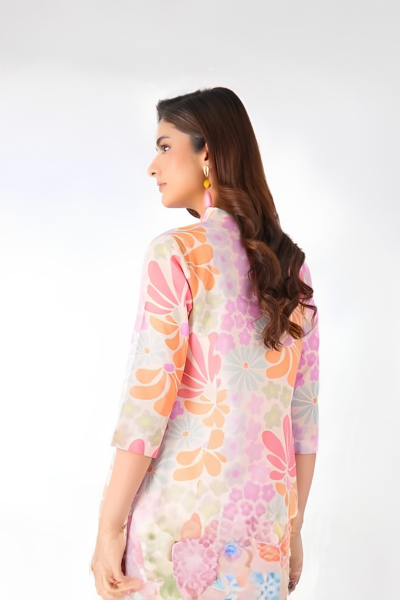 Bareeze Printed Karandi 3-Piece Suit