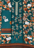 Bonanza Satrangi Embroidered Printed Linen 3-Piece Suit