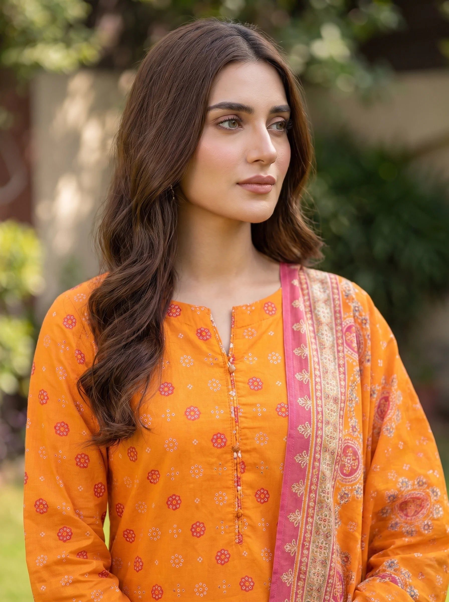 Kayseria - Chunri Printed 3-Piece Lawn Suit