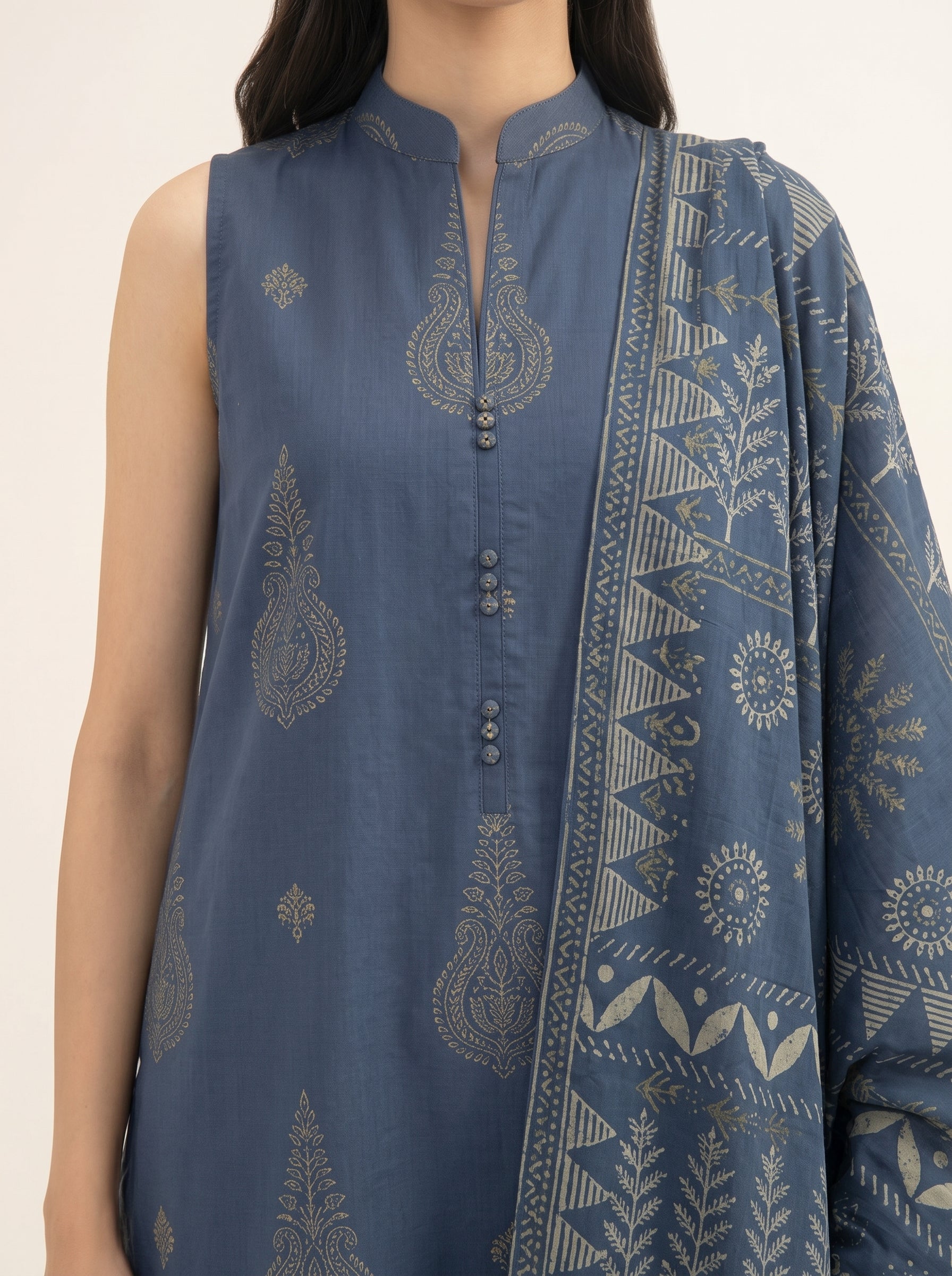 3 Piece - Printed Lawn Suit