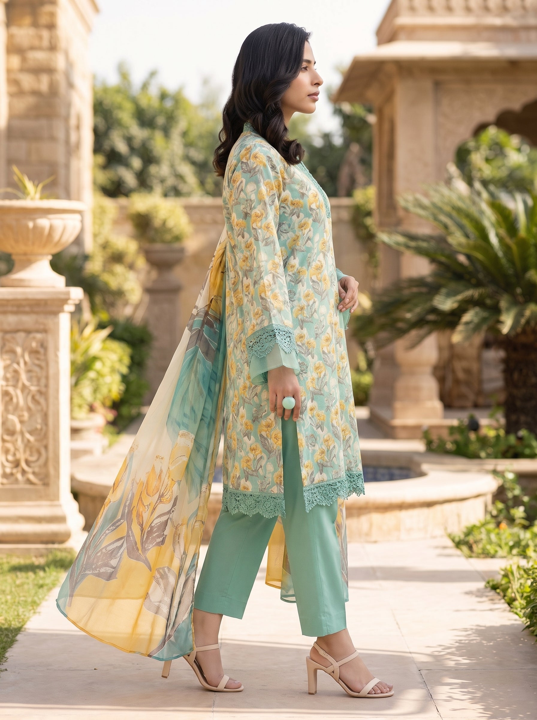 Bareeze Premium Lawn 3 Piece Unstitched Suit