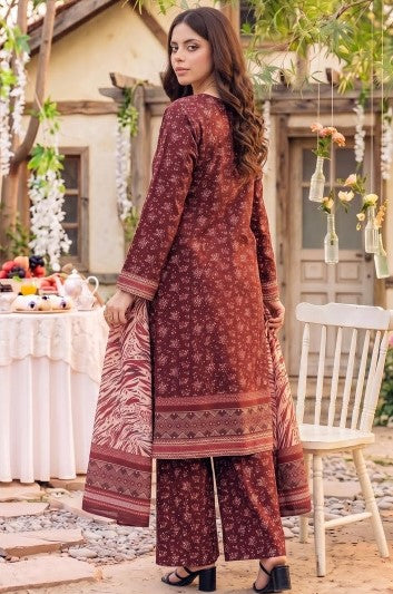 Safina Premium Printed Viscose 3-Piece Unstitched Suit