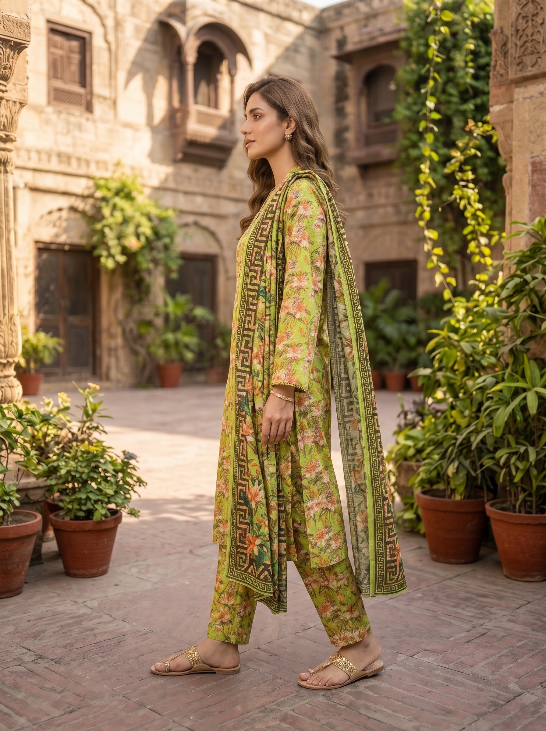3 Piece Printed Lawn Suit