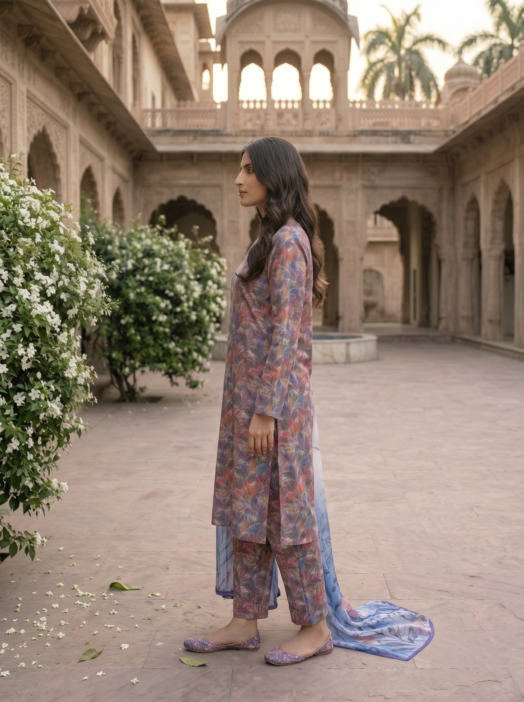 3 Piece Printed Lawn Suit
