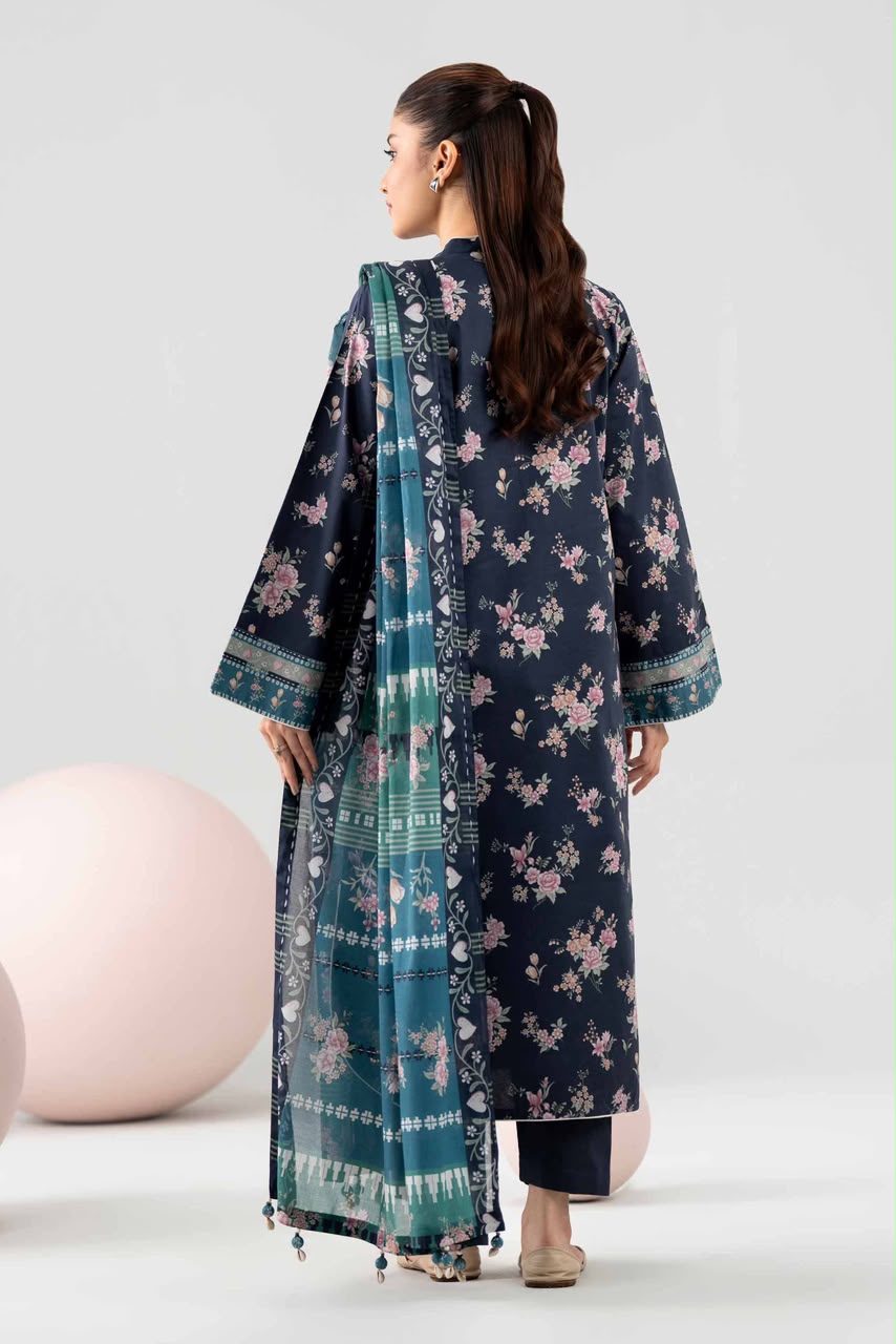 Nishat Digital Printed Linen 3-Piece Suit