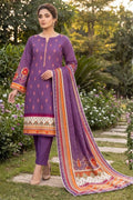 Gul Ahmed Printed Linen Unstitched 3 Piece Suit – Elegant Winter Collection