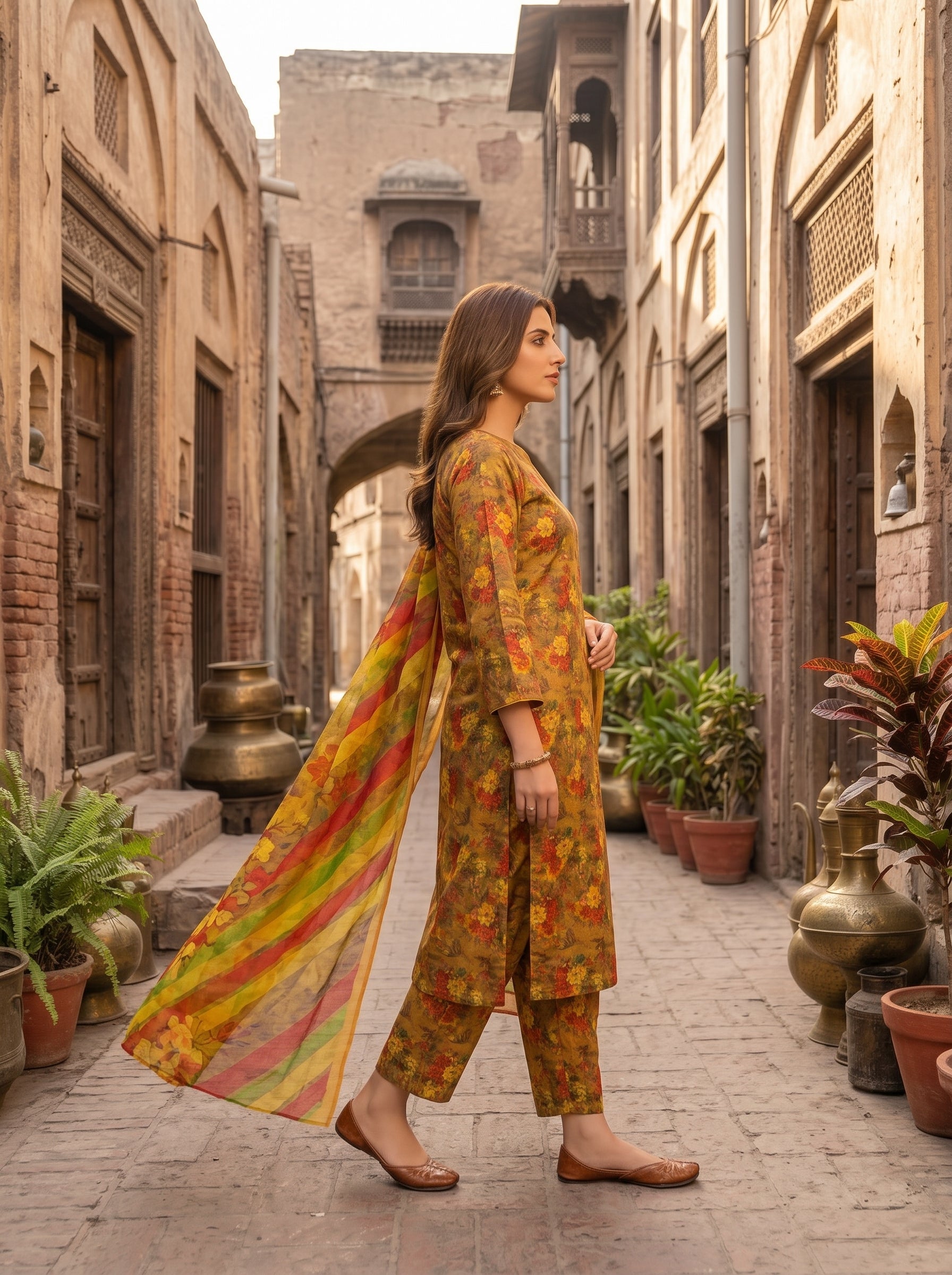 3 Piece Printed Lawn Suit