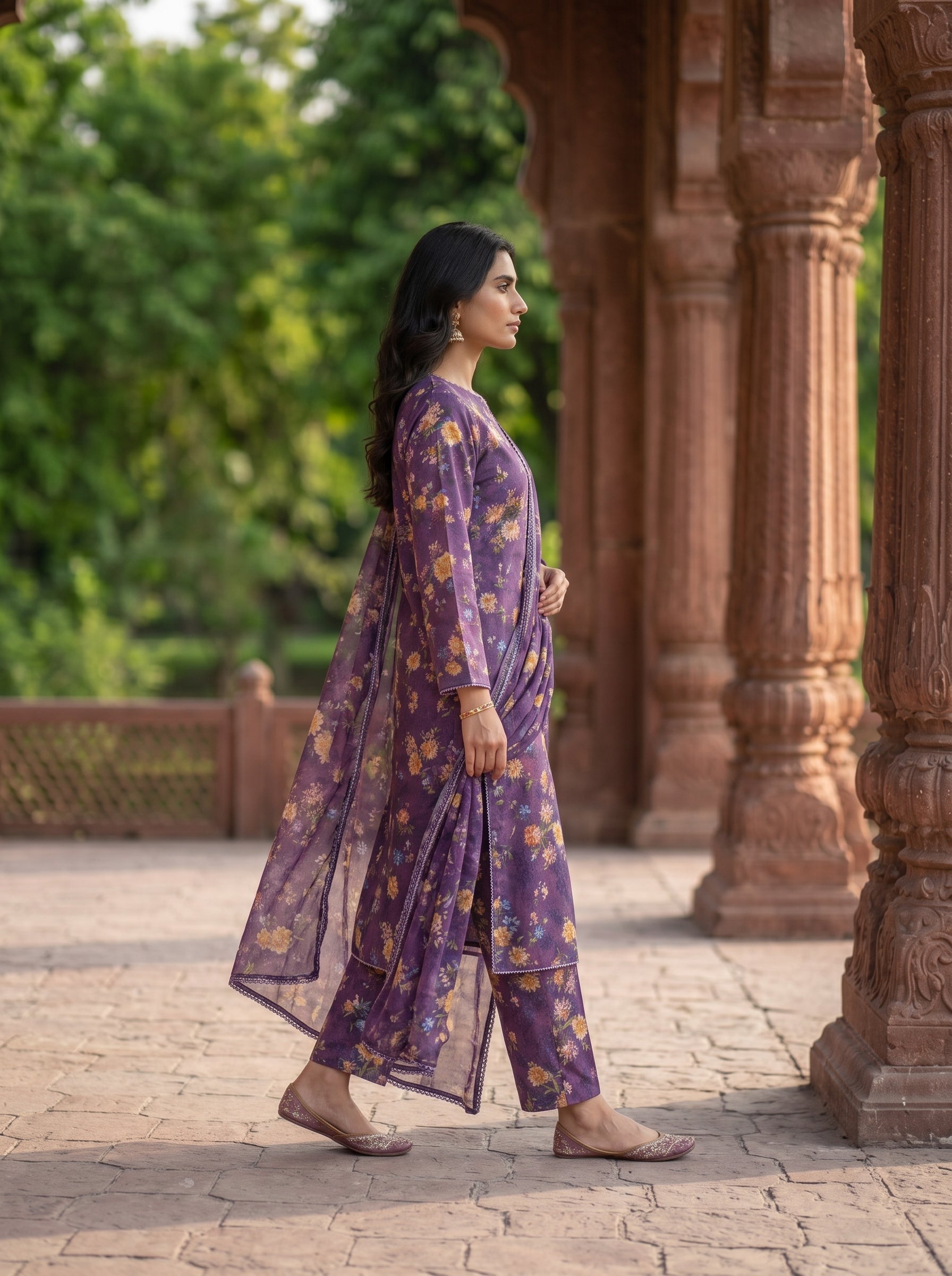 3 Piece Printed Lawn Suit