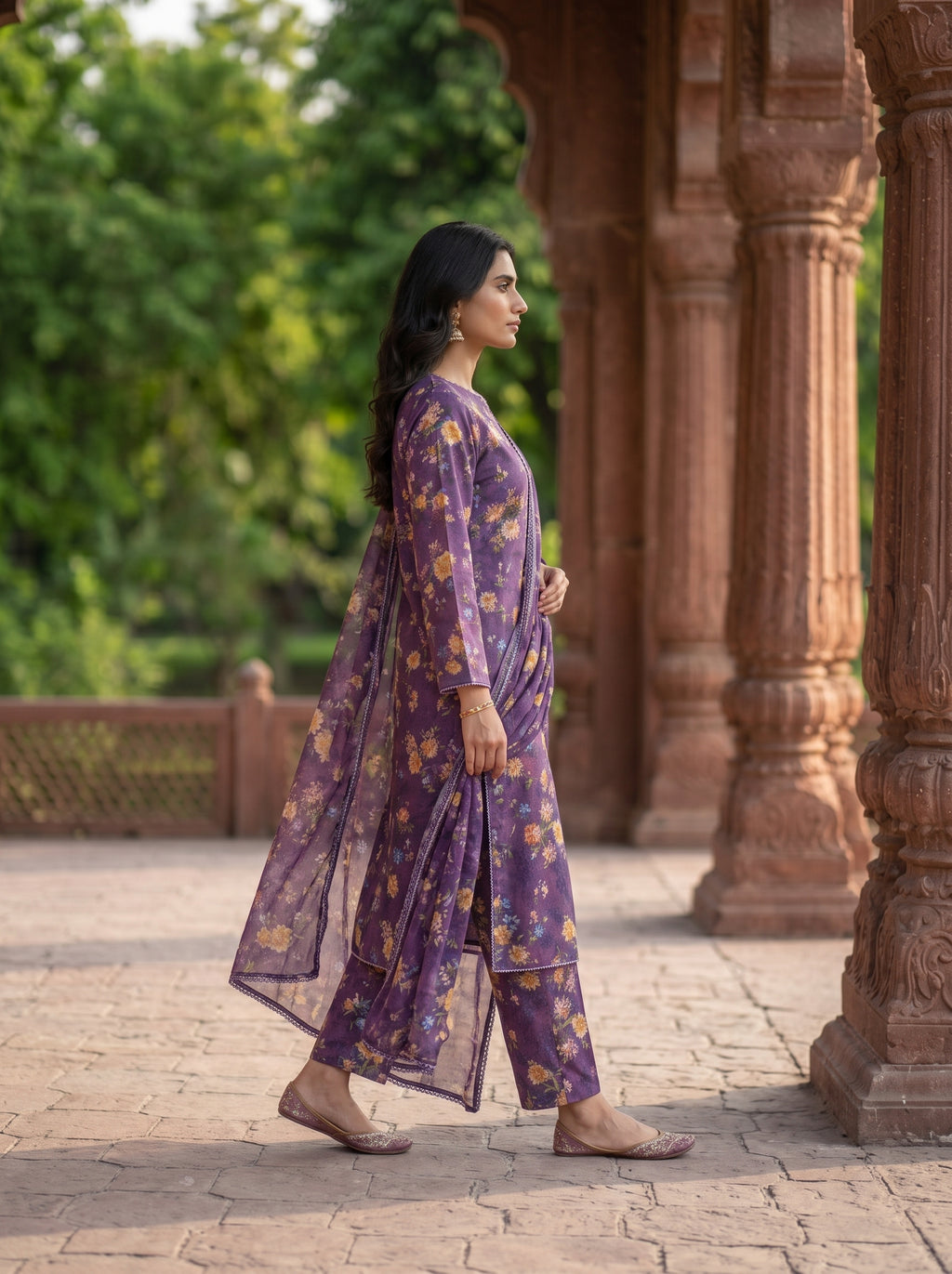 3 Piece Printed Lawn Suit
