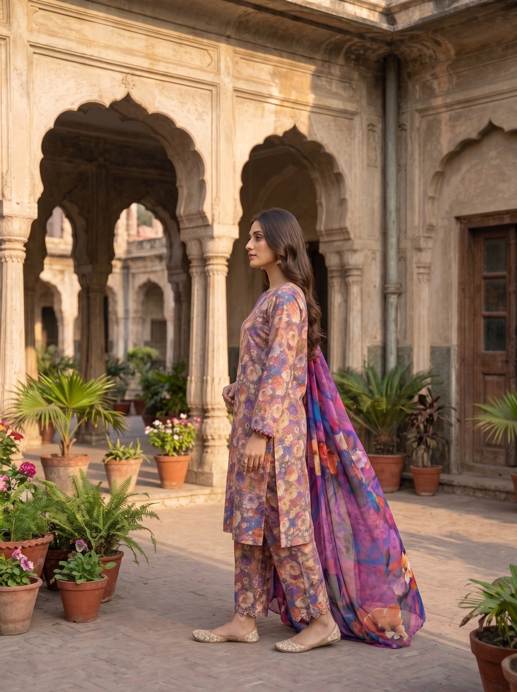 3 Piece Printed Lawn Suit