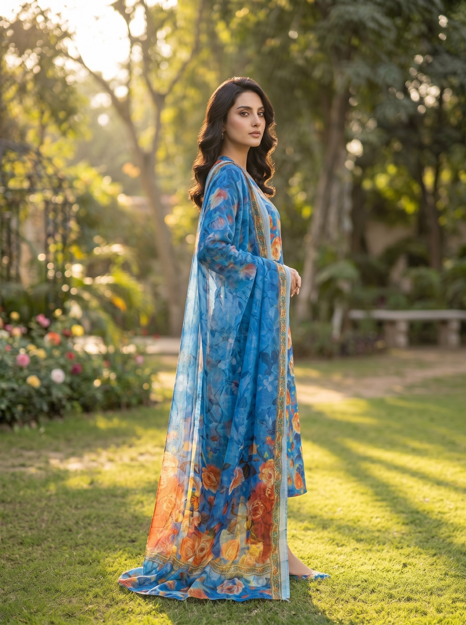 3 Piece Printed Lawn Suit