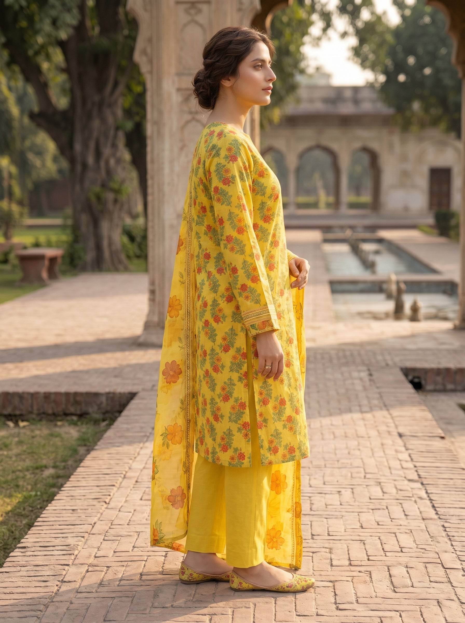3 Piece Printed Lawn Suit