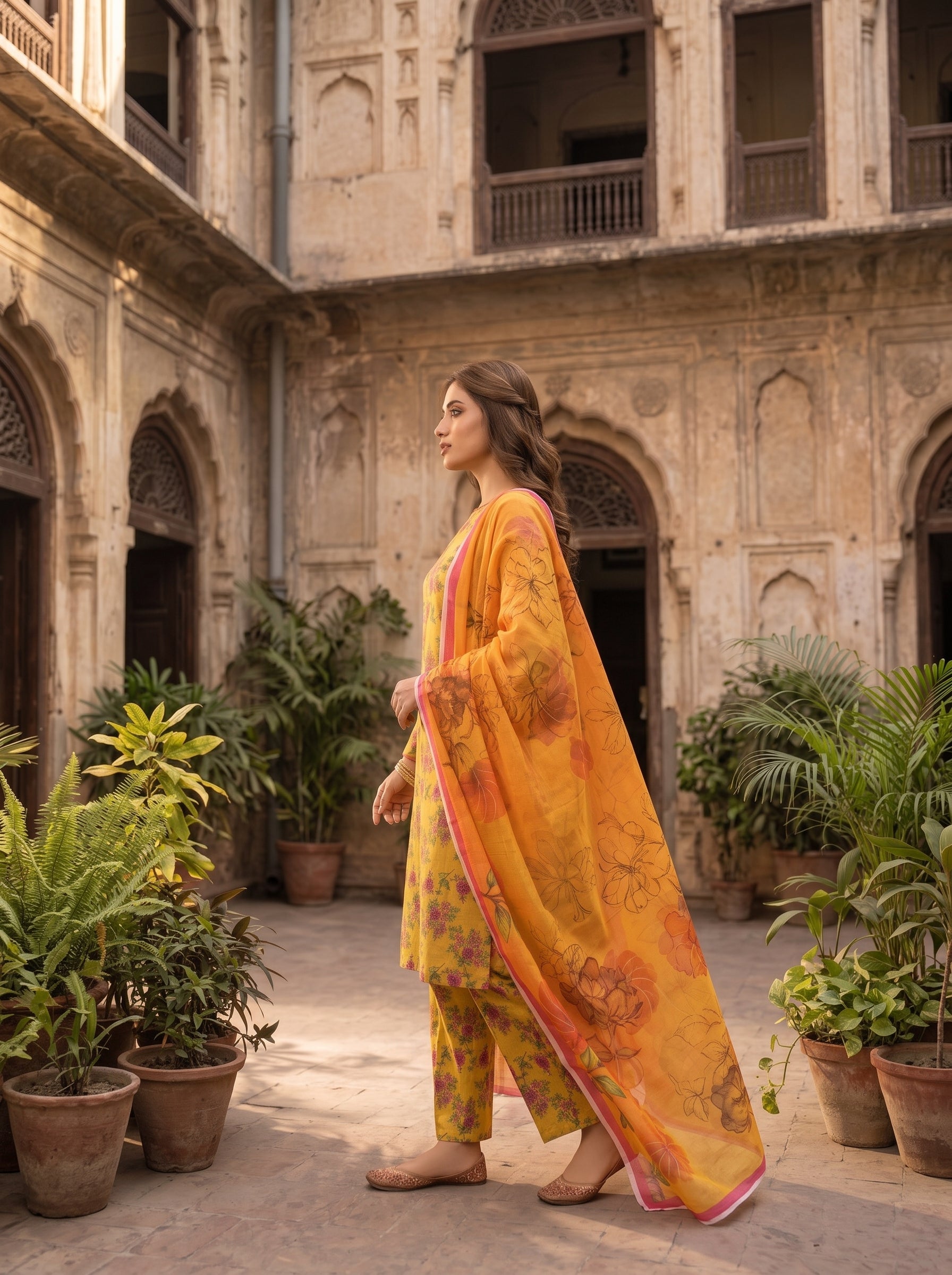 3 Piece Printed Lawn Suit