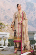 Sapphire Printed Shamooz Silk 3Pc Suit