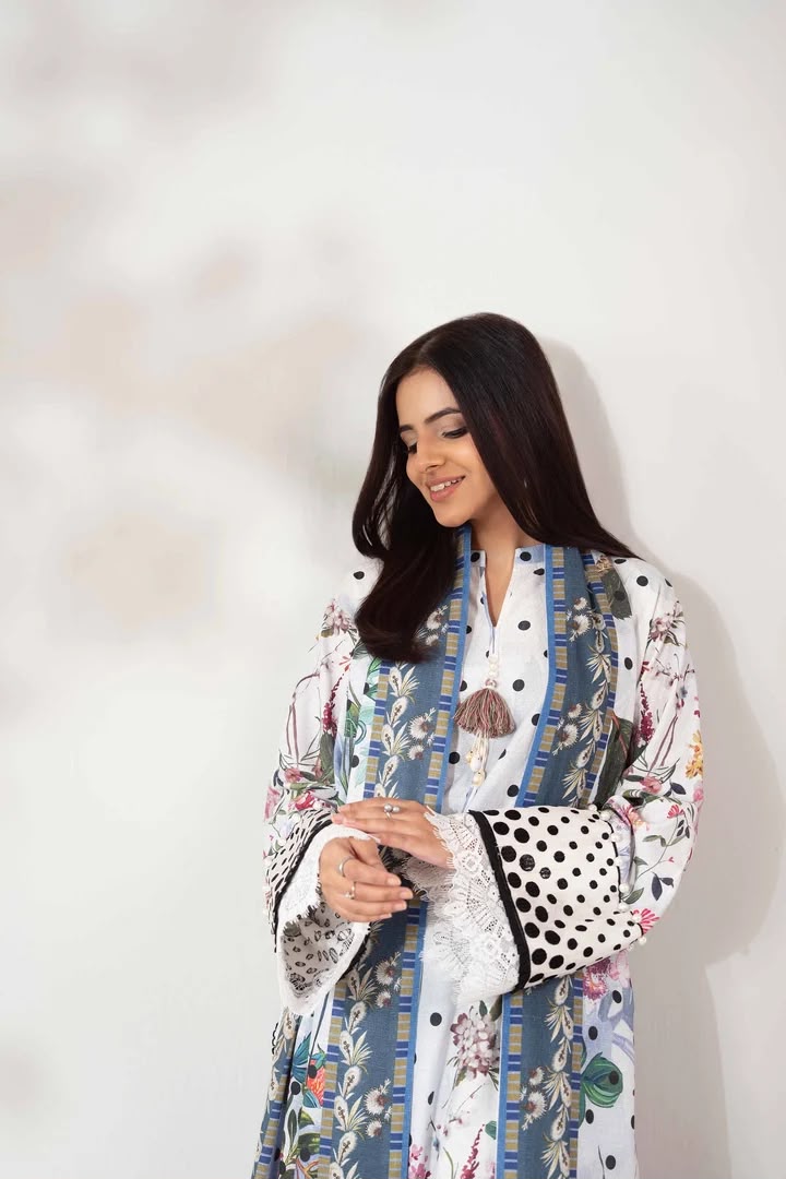 Nishat Digital Printed Linen 3-Piece Suit