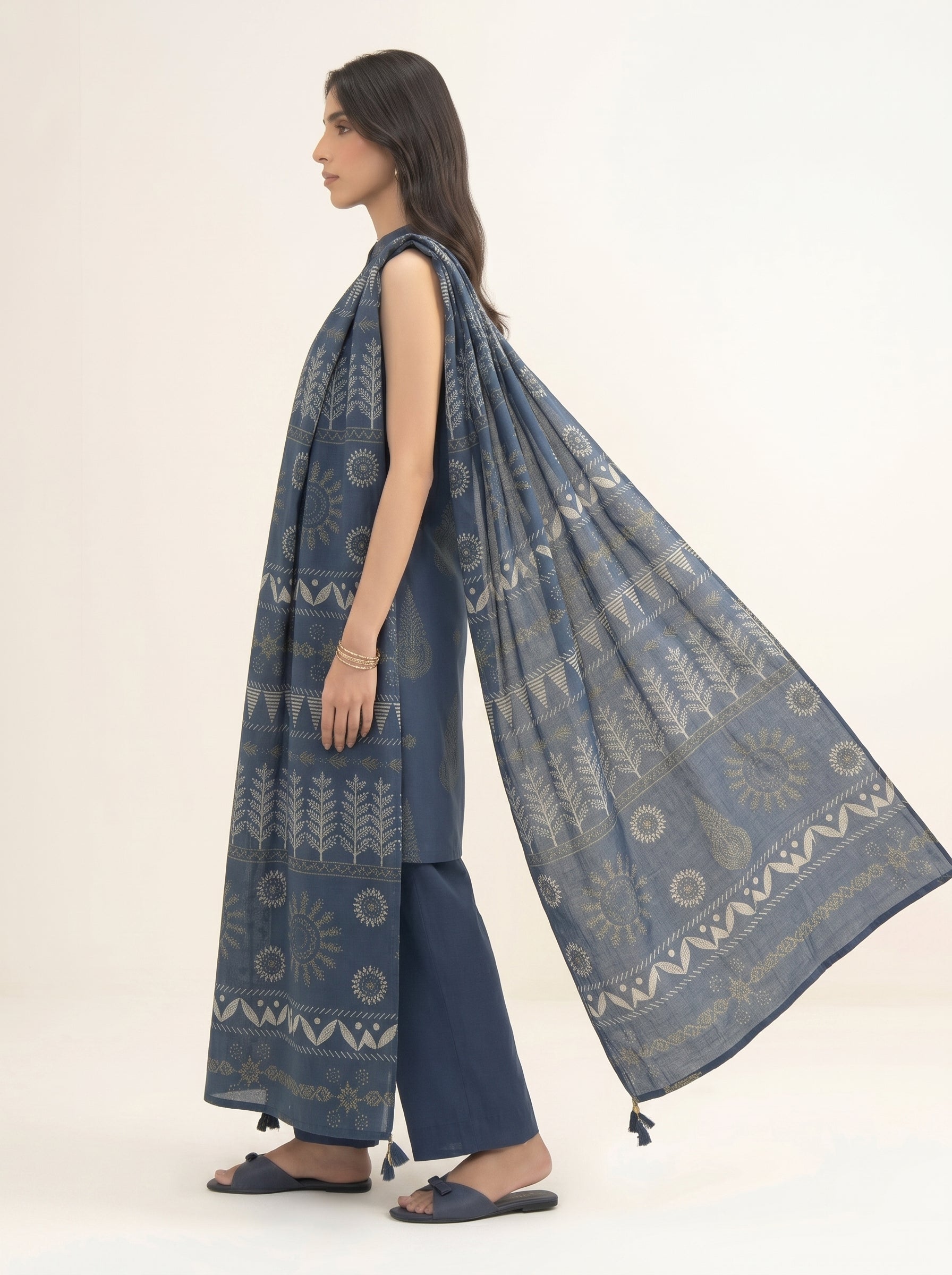 3 Piece - Printed Lawn Suit