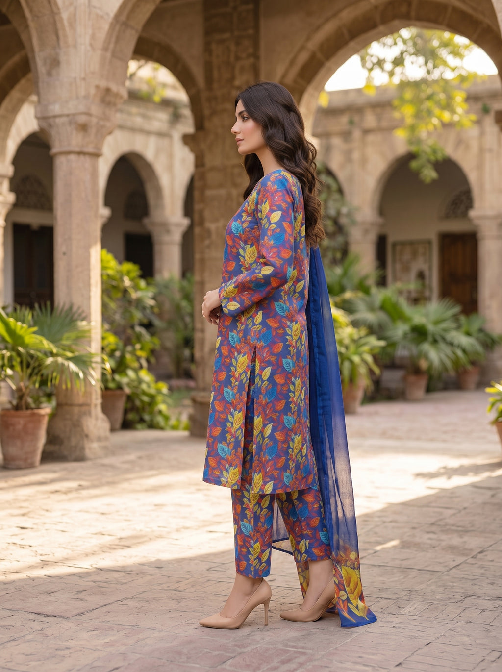 3 Piece Printed Lawn Suit