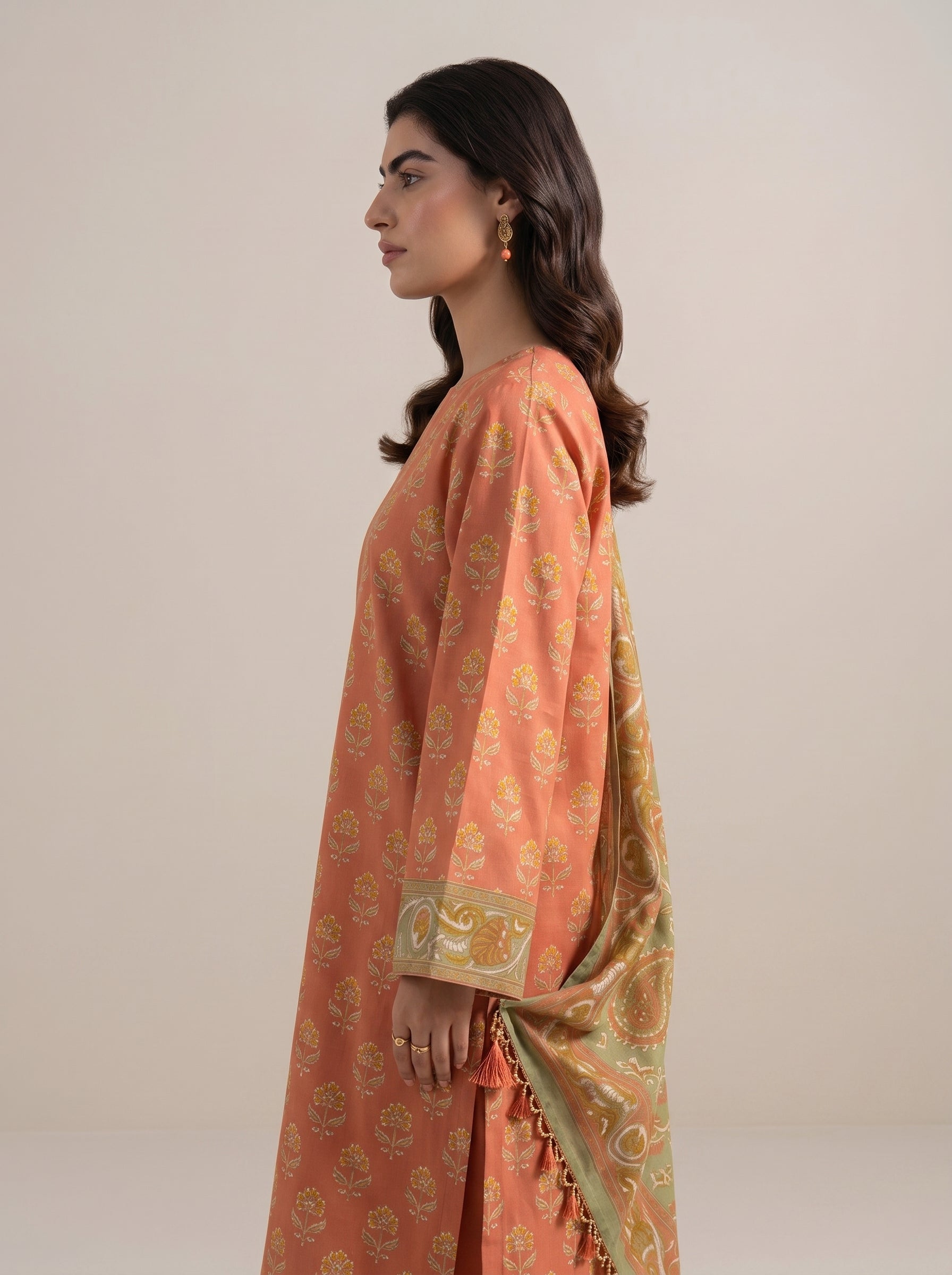 3 Piece - Printed Lawn Suit