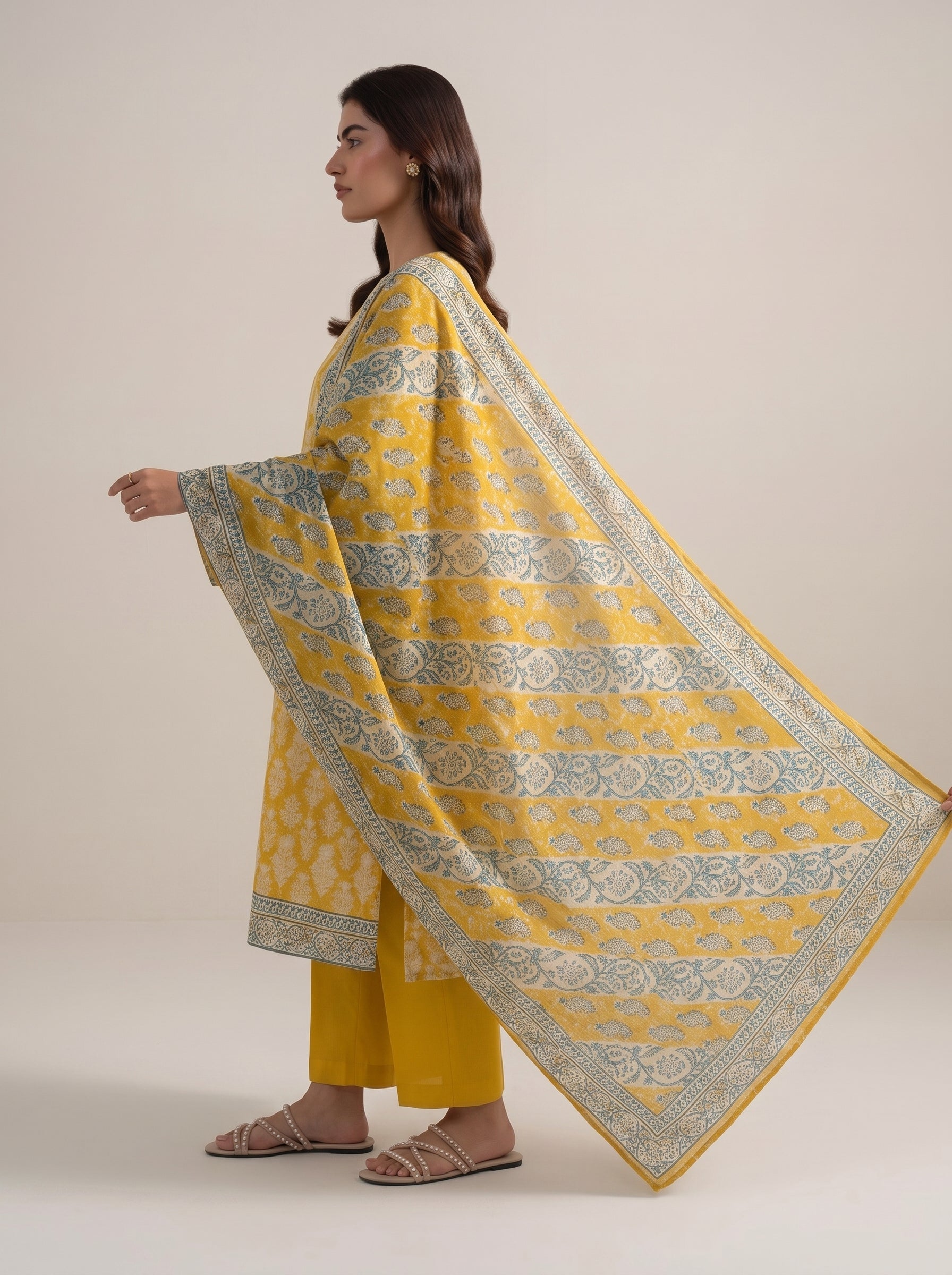 3 Piece - Printed Lawn Suit