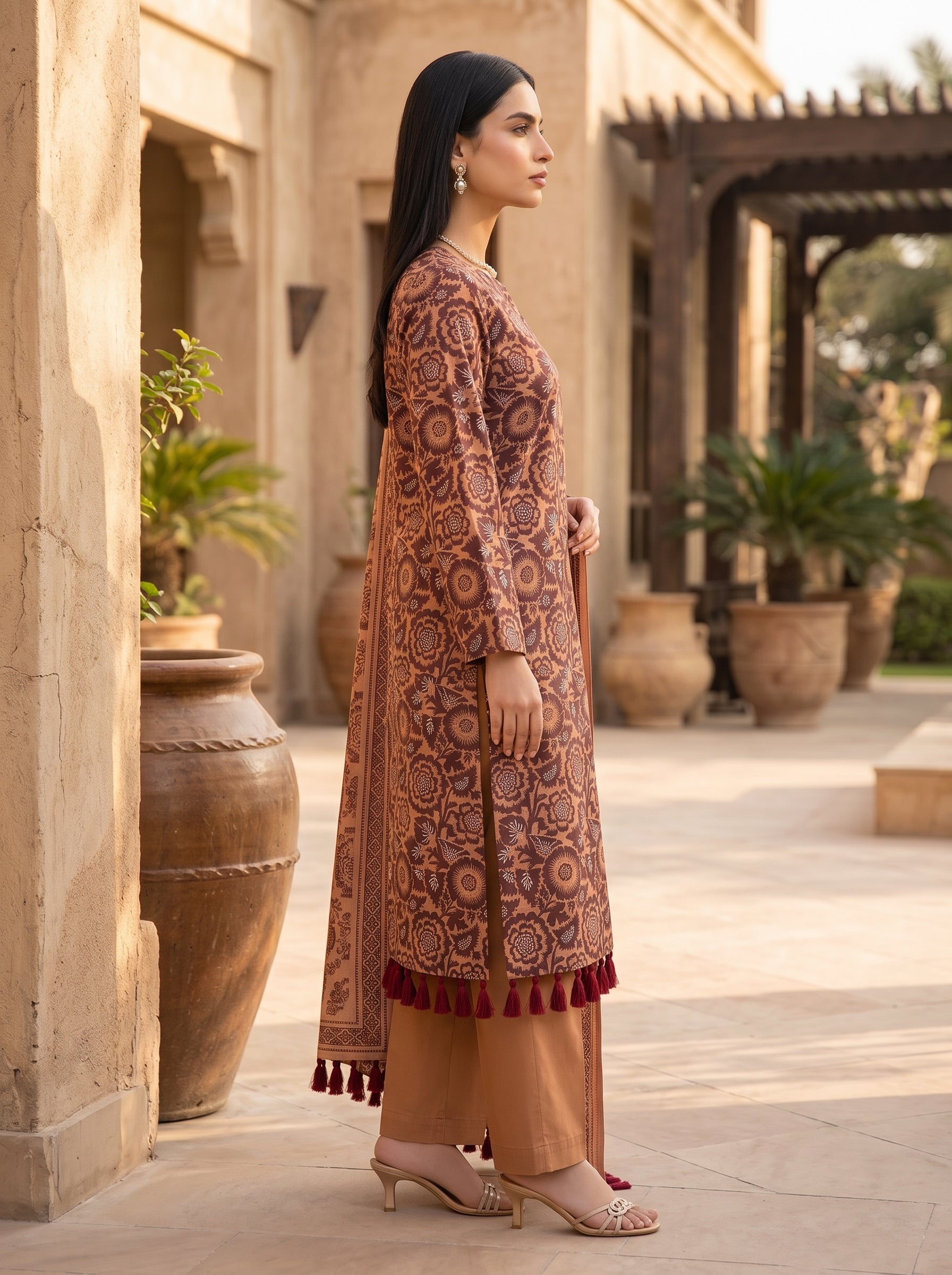 Zesh Printed Lawn 3 Piece Suit