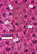 Bonanza Satrangi Embroidered Printed Linen 3-Piece Suit