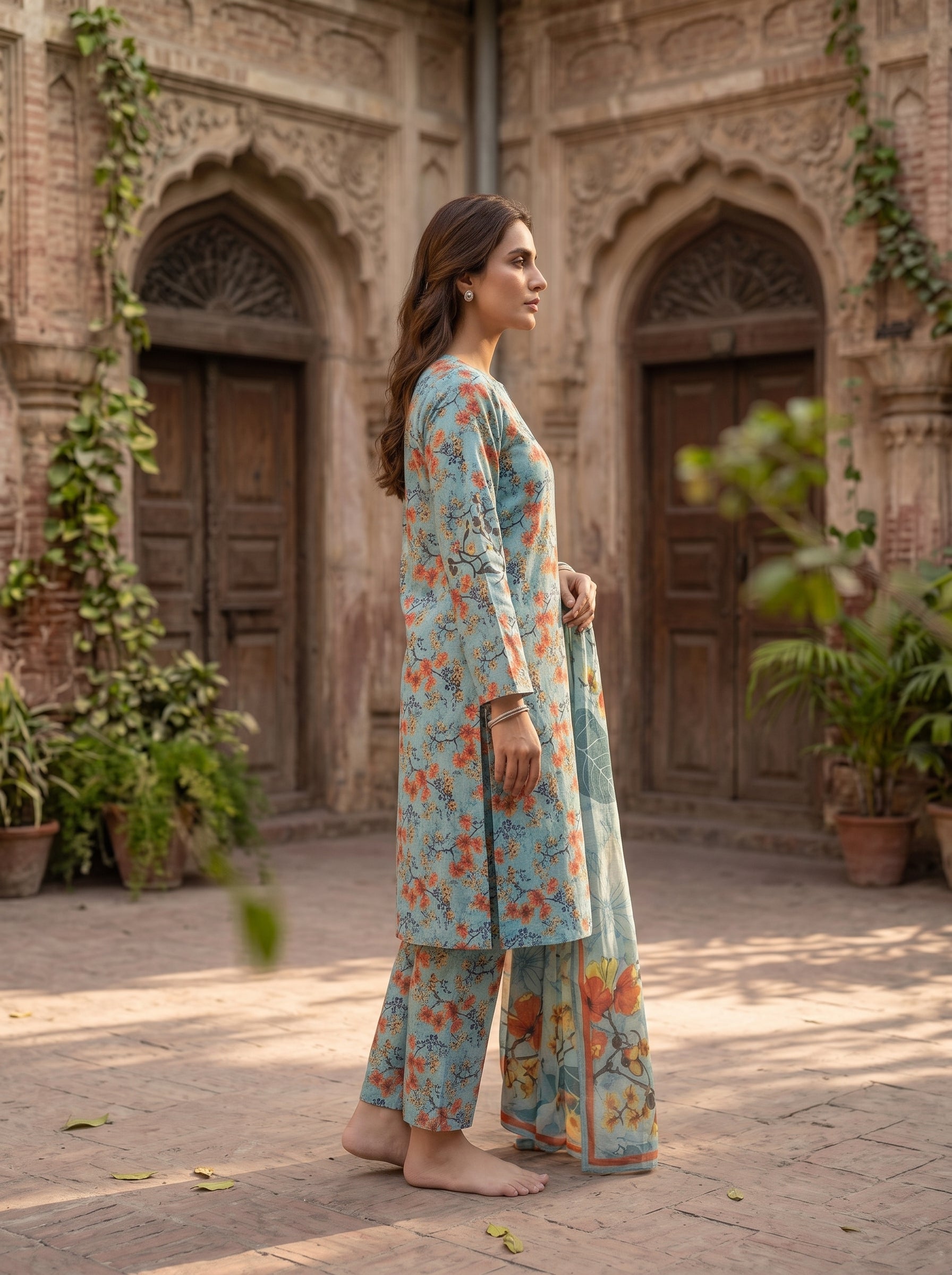 3 Piece Printed Lawn Suit