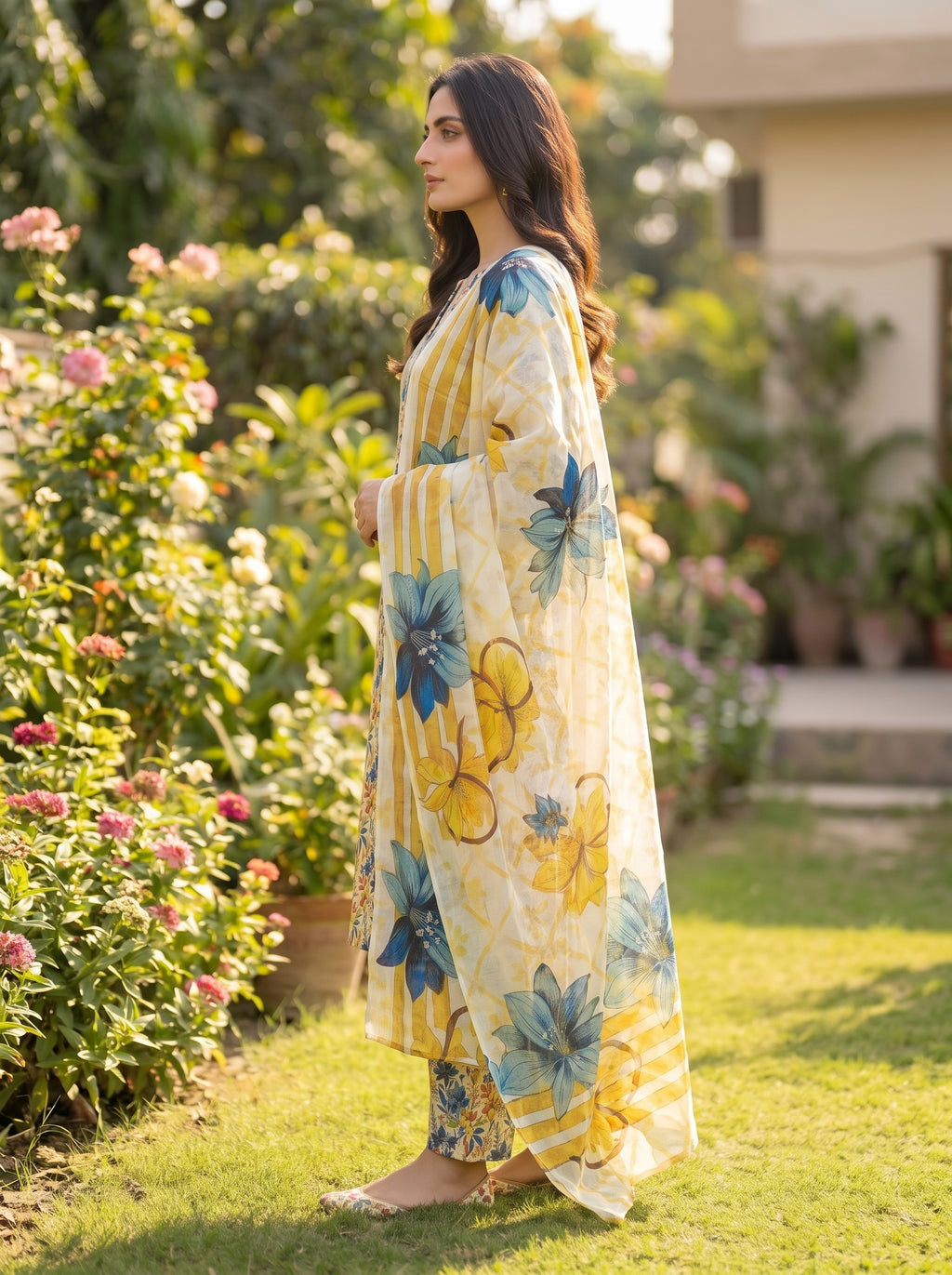 3 Piece Printed Lawn Suit