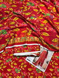 BAREEZE Premium Printed Linen 3-Piece Suit