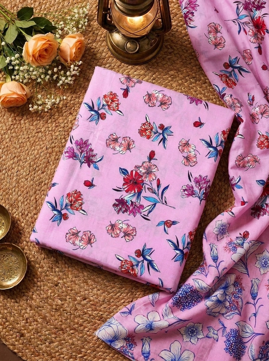 Ethnic by Osma Printed Linen 2-Piece Suit