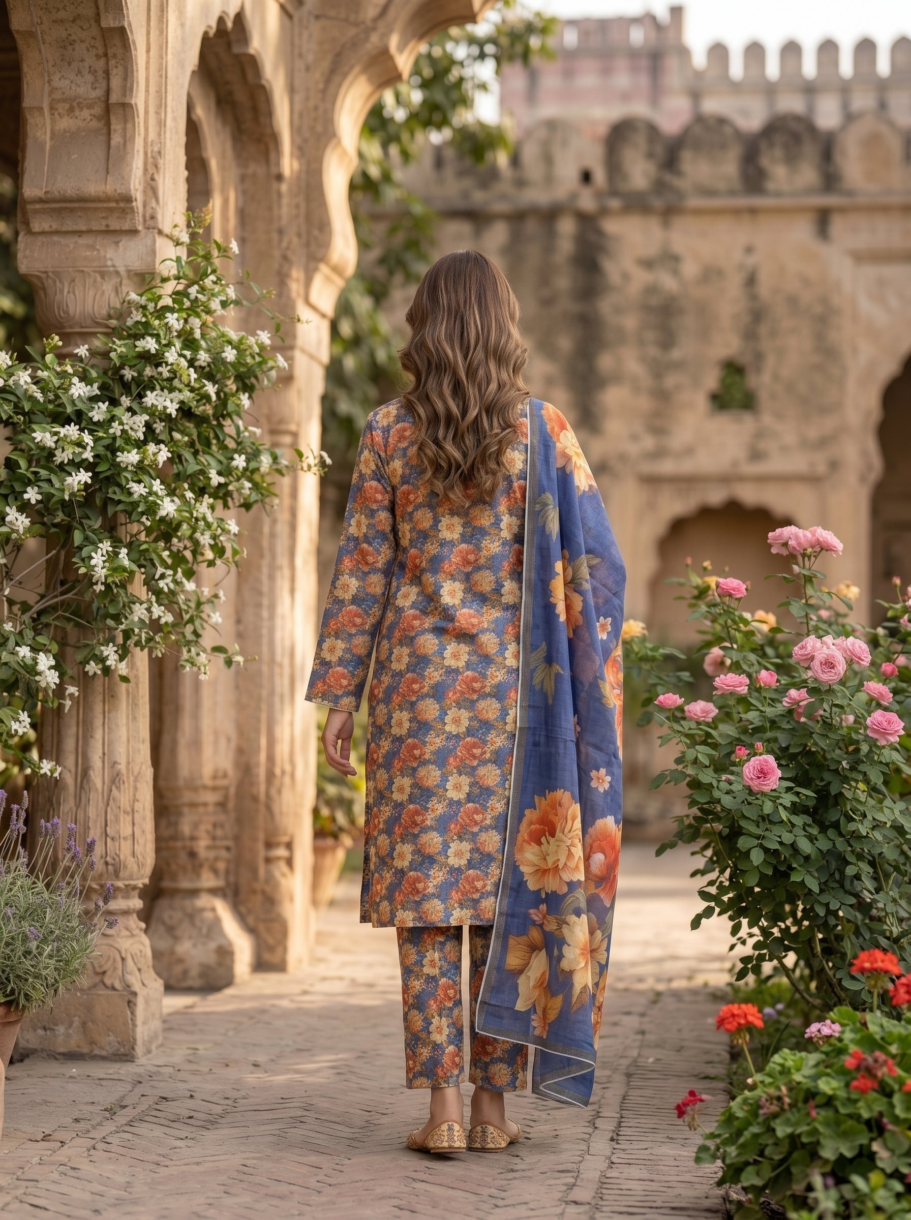 3 Piece Printed Lawn Suit