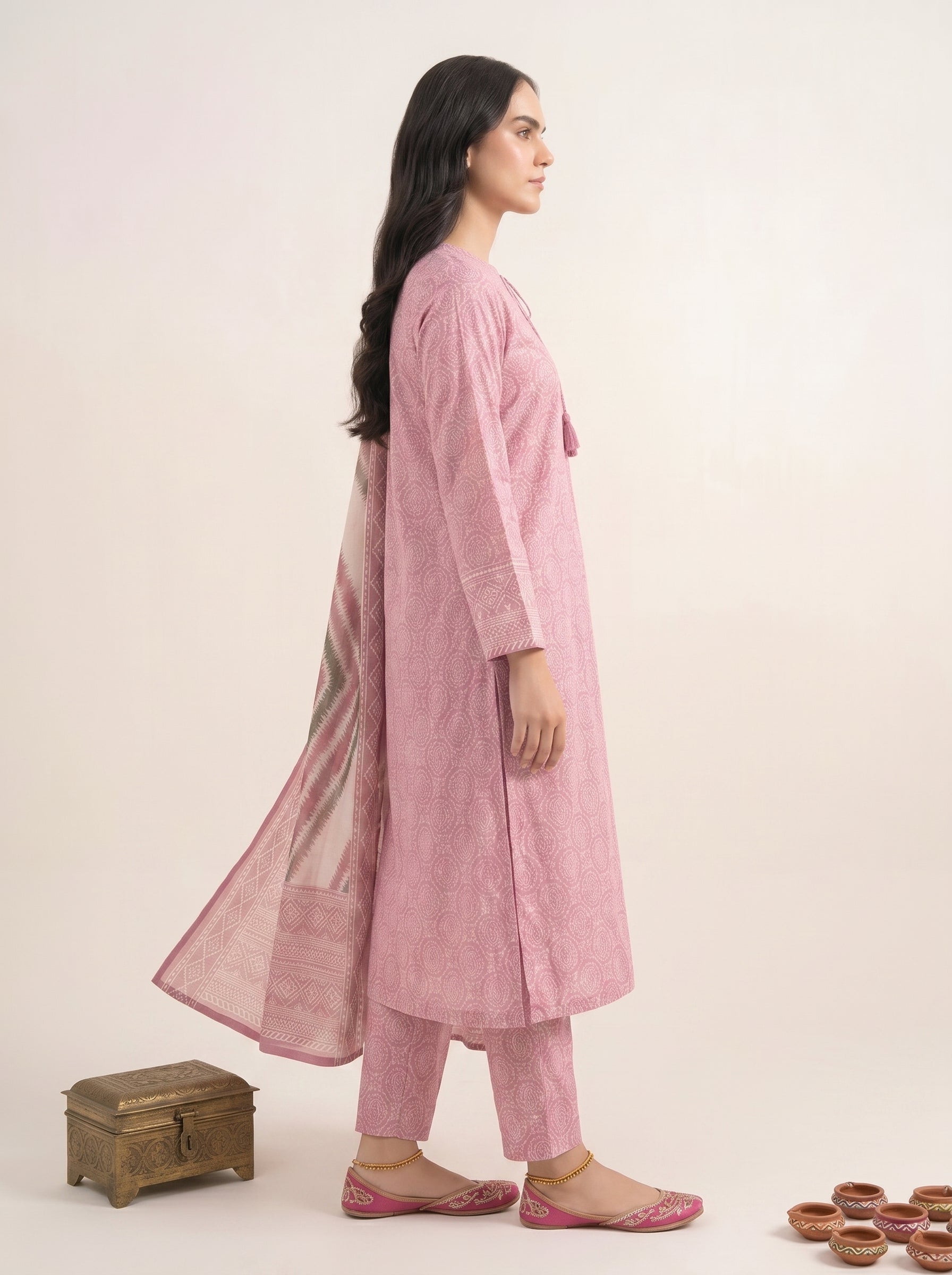 3 Piece - Printed Lawn Suit