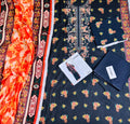 Ethnic Inspired | 3-Piece Printed & Embroidered Unstitched Suit