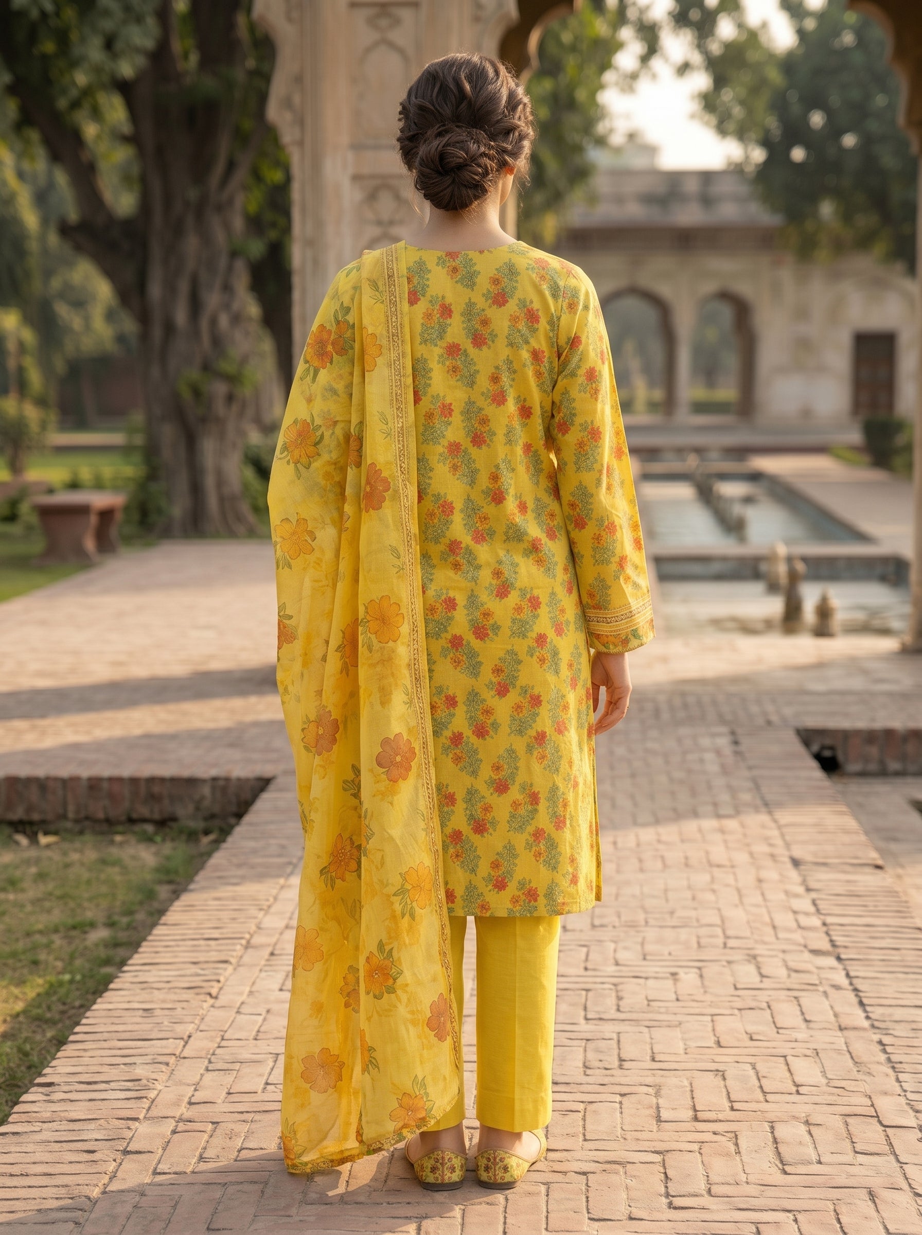 3 Piece Printed Lawn Suit