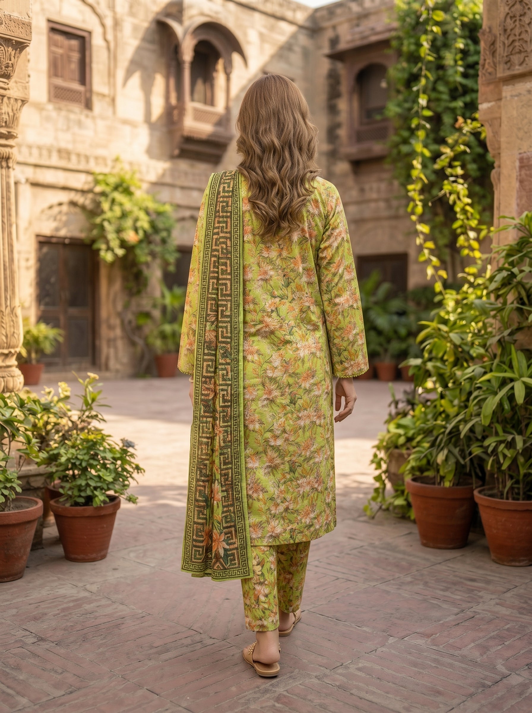 3 Piece Printed Lawn Suit