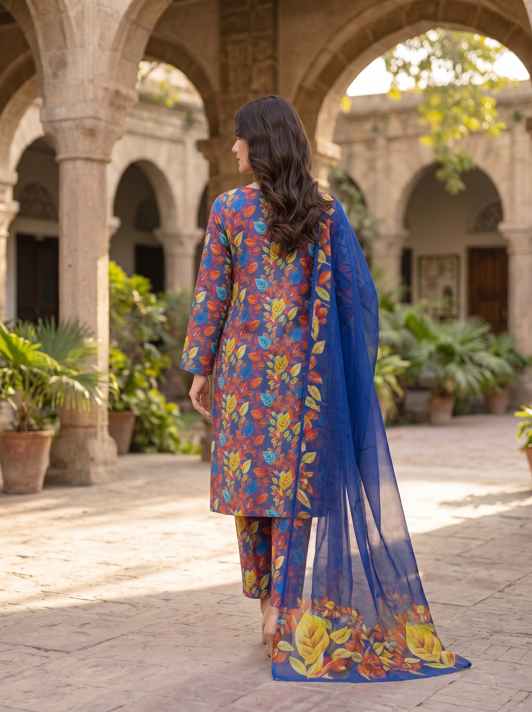 3 Piece Printed Lawn Suit