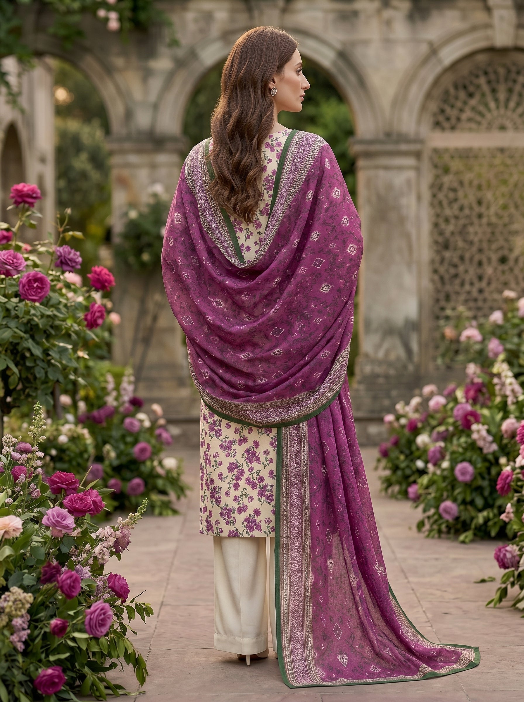 Zesh Printed Lawn 3 Piece Suit