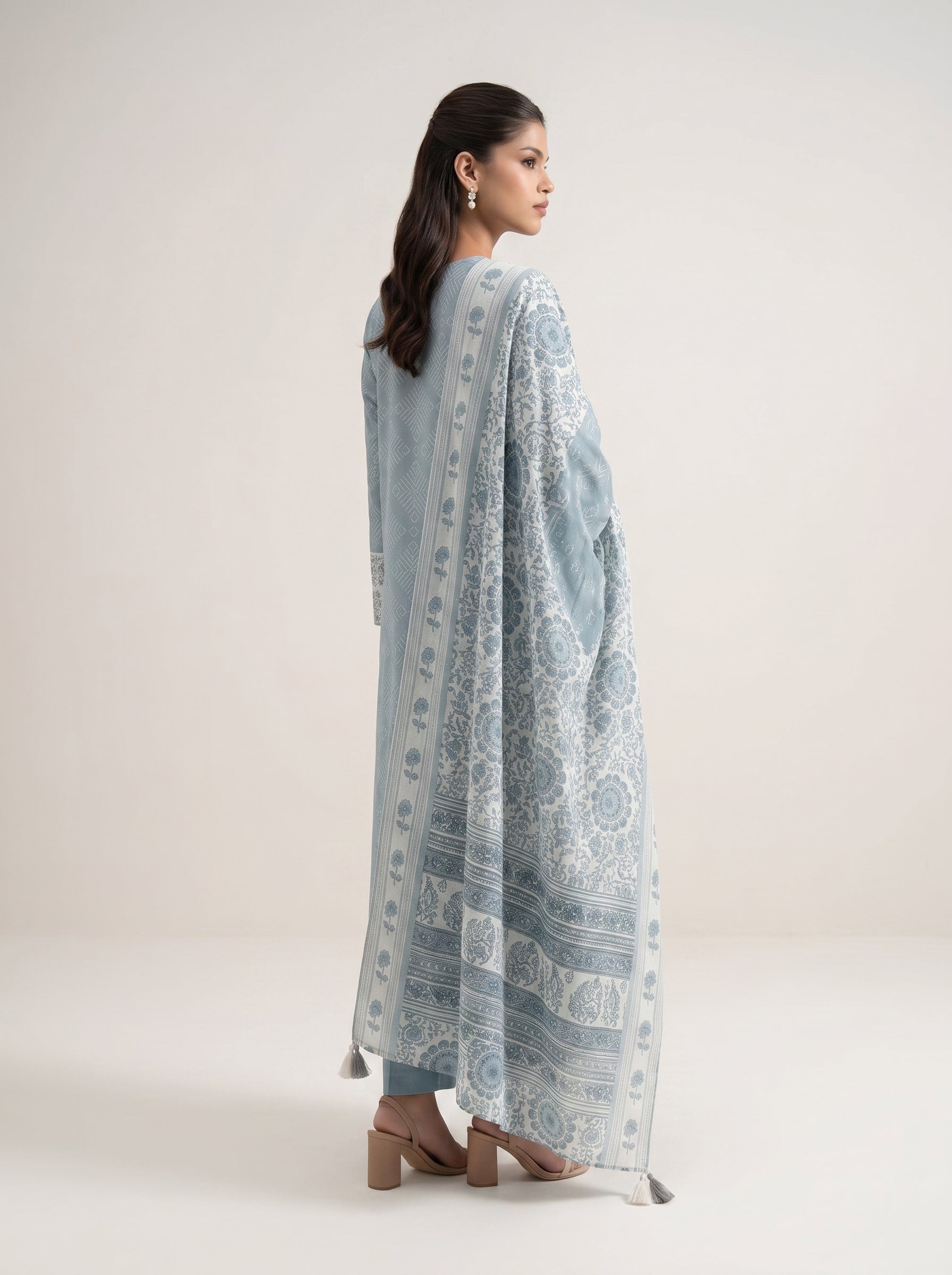 3 Piece - Printed Lawn Suit