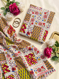 Ethnic by Osma Printed Linen 2-Piece Suit