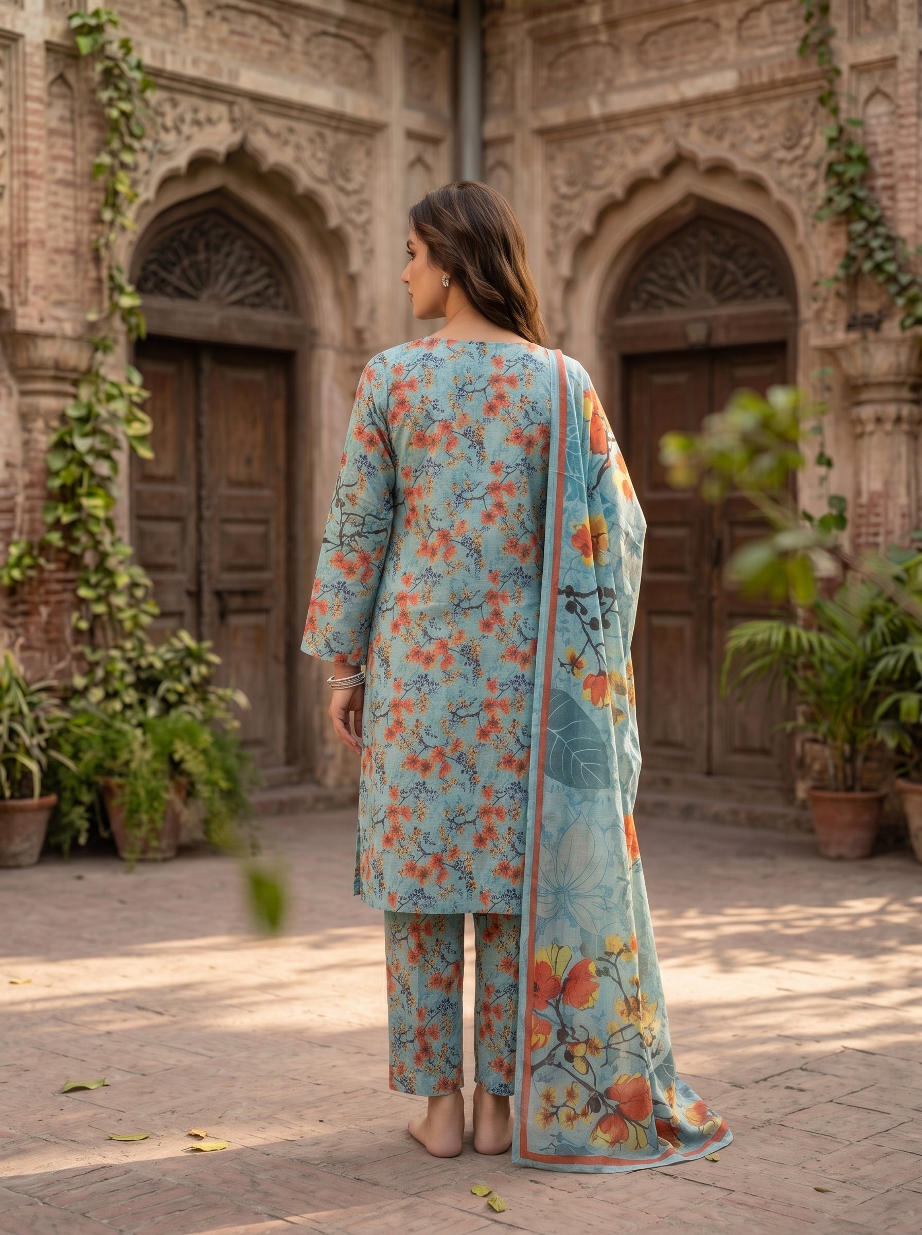 3 Piece Printed Lawn Suit