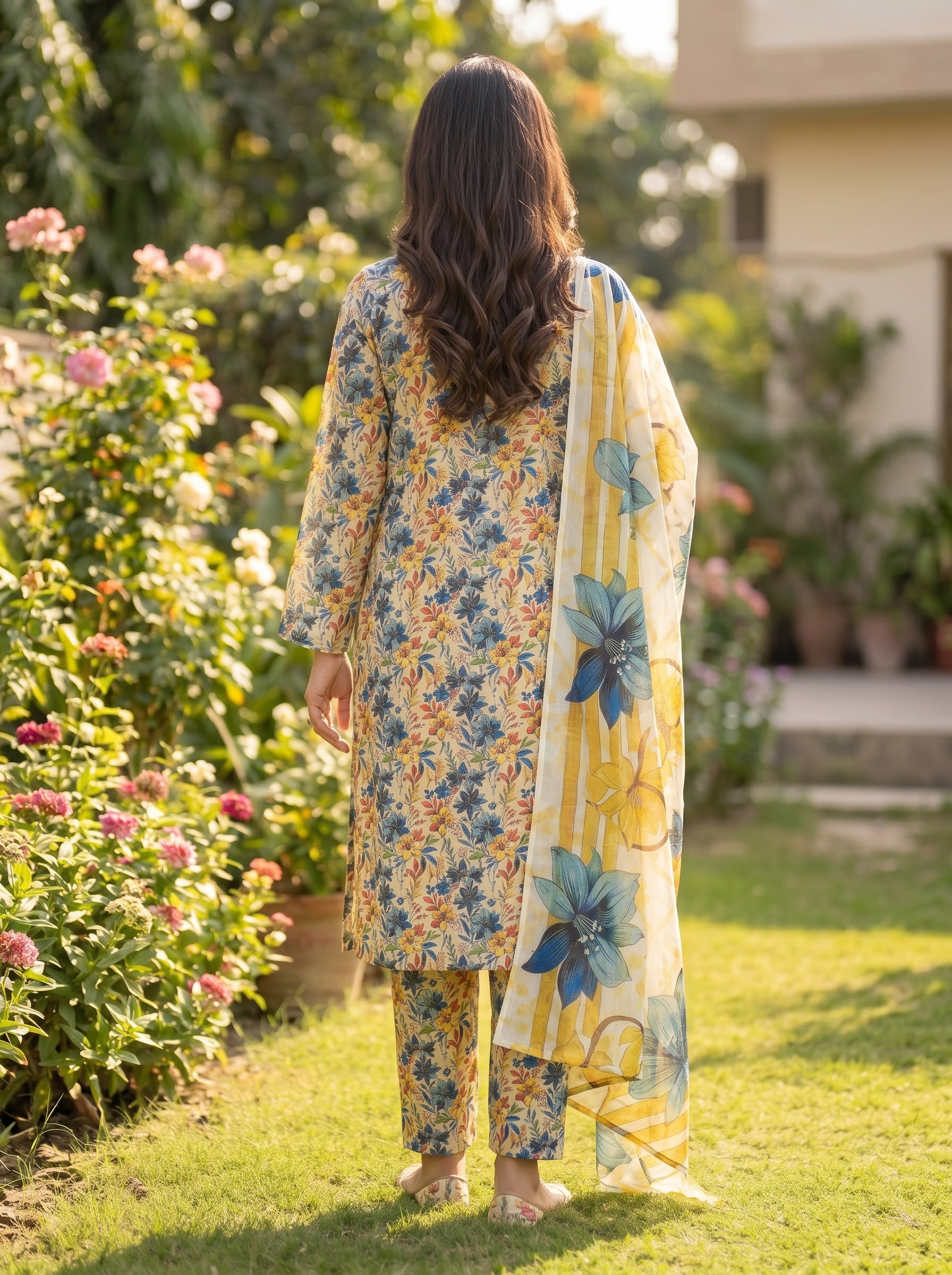 3 Piece Printed Lawn Suit