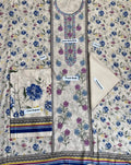 Nishat Embroidered Printed Linen 3-Piece Suit