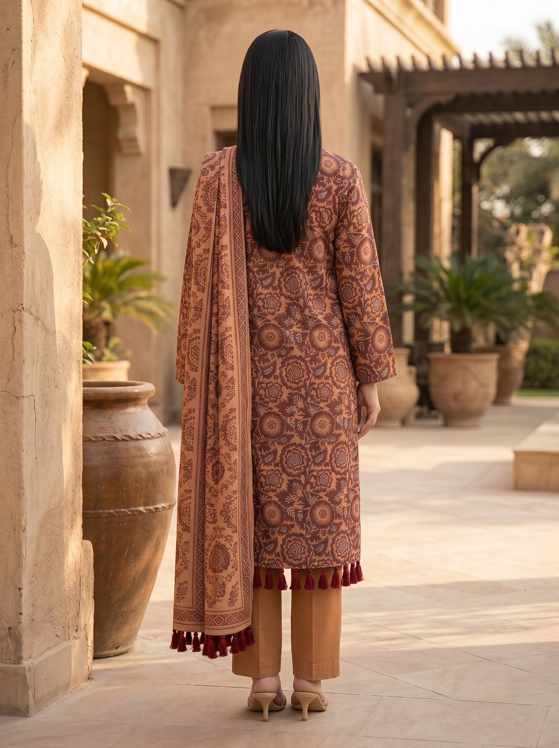 Zesh Printed Lawn 3 Piece Suit