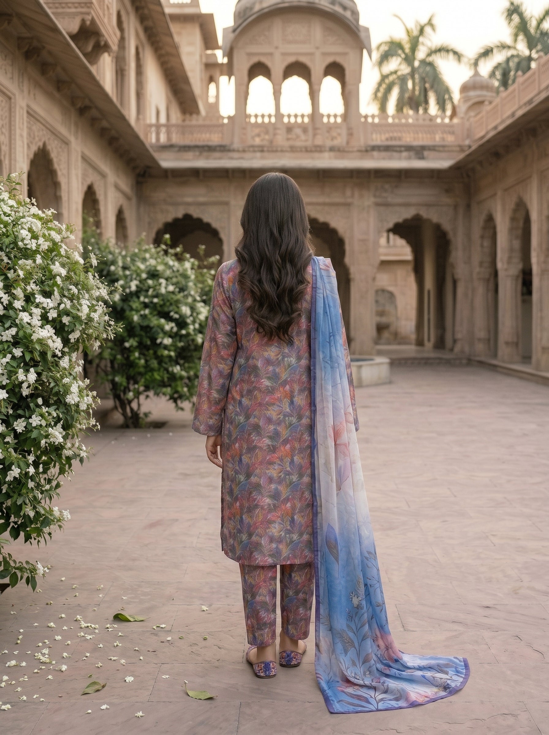 3 Piece Printed Lawn Suit