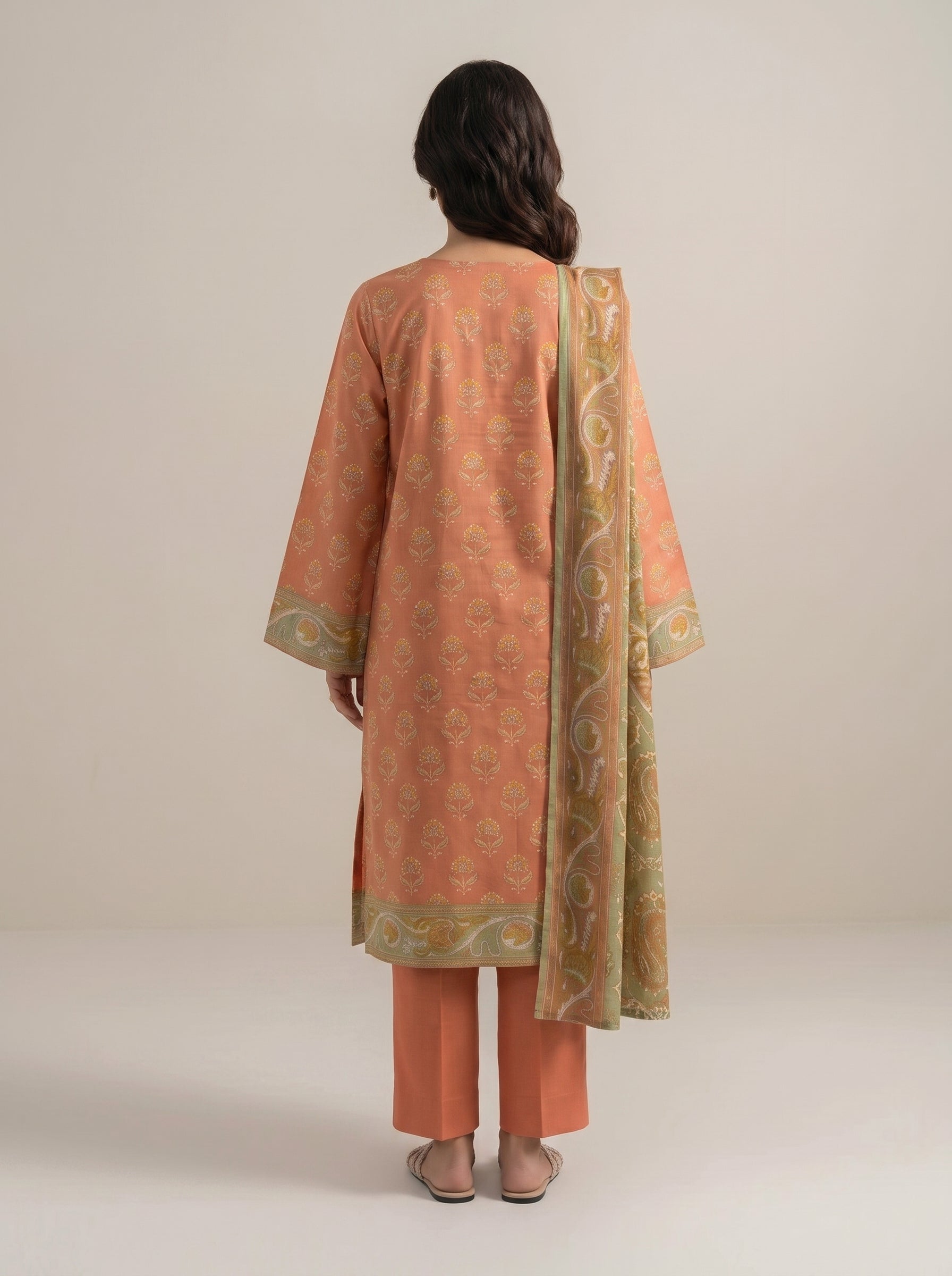 3 Piece - Printed Lawn Suit