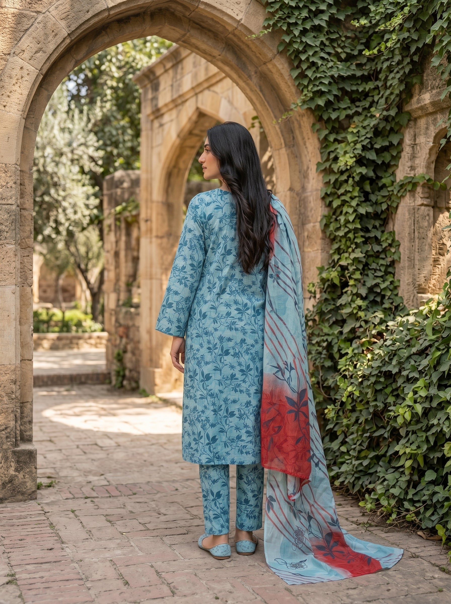 3 Piece Printed Lawn Suit