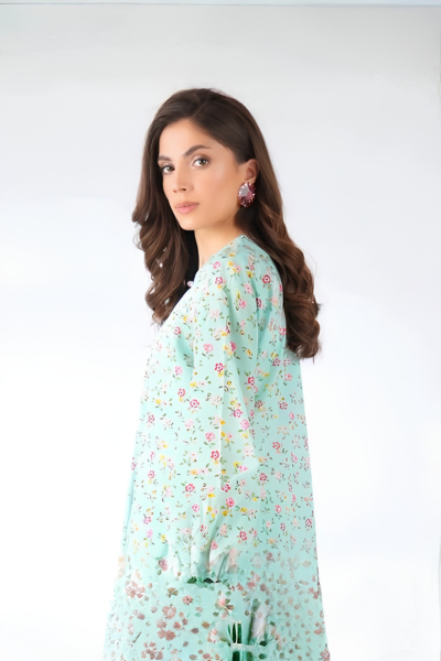 Bareeze Printed Karandi 3-Piece Suit