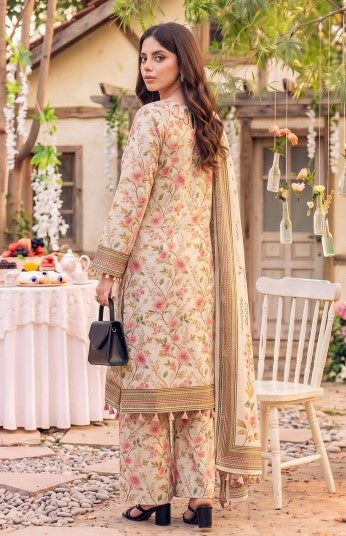 Safina Premium Printed Viscose 3-Piece Unstitched Suit