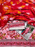 BAREEZE Premium Printed Linen 3-Piece Suit